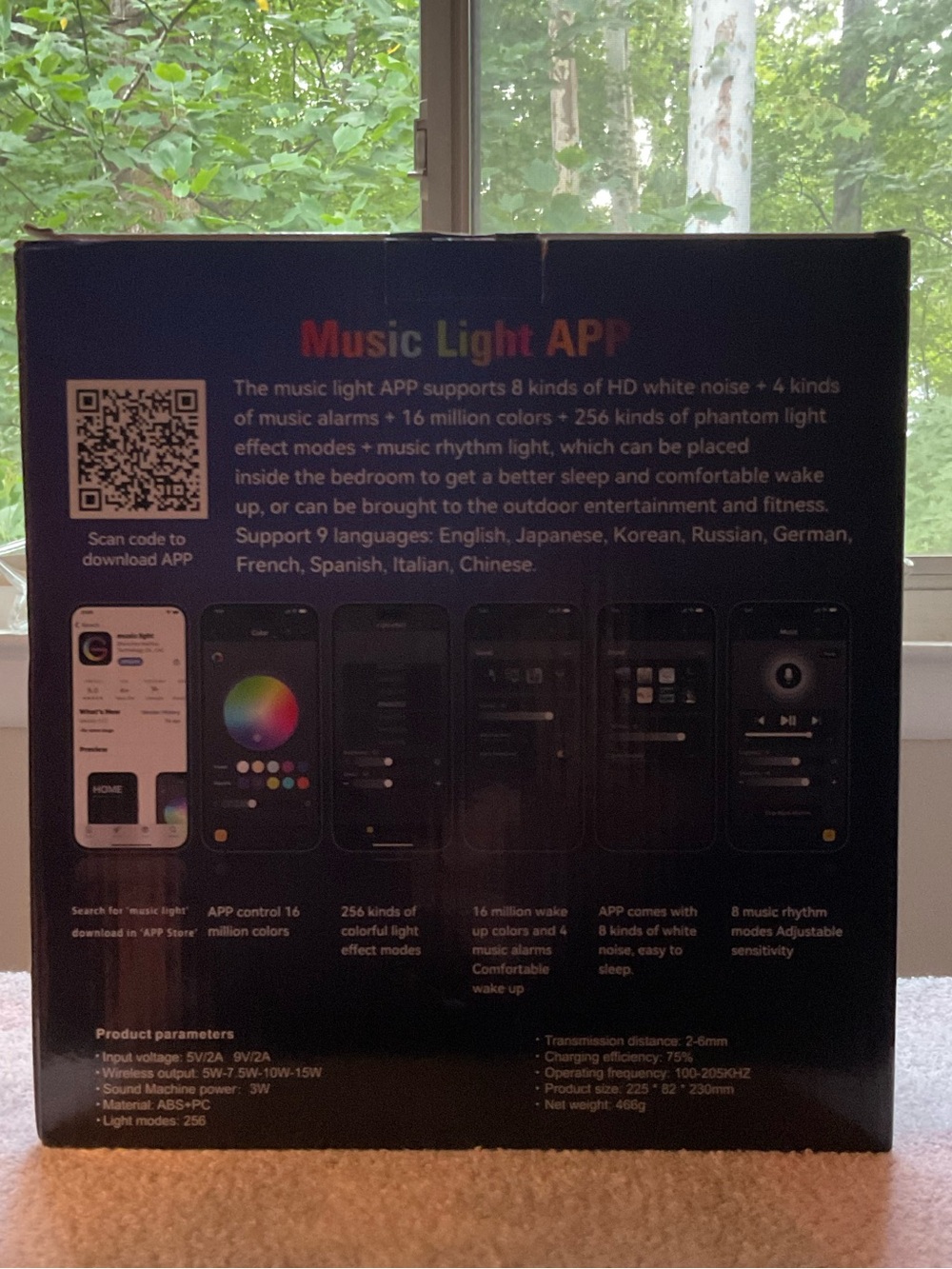 Smart Light Sound Machine - Colorful LED Night Light - Picture 4 of 4